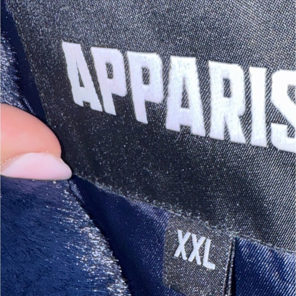 NWOT Apparis Deep Blue Teddy Jacket - Picture 5 of 5